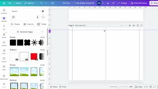 How to Make Theatre Program in Canva (Margin)