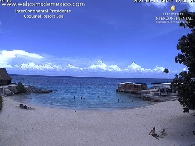 Cozumel, Quintana Roo En Vivo | Vista de la playa de Cozumel desde el Hotel Presidente Intercontinen