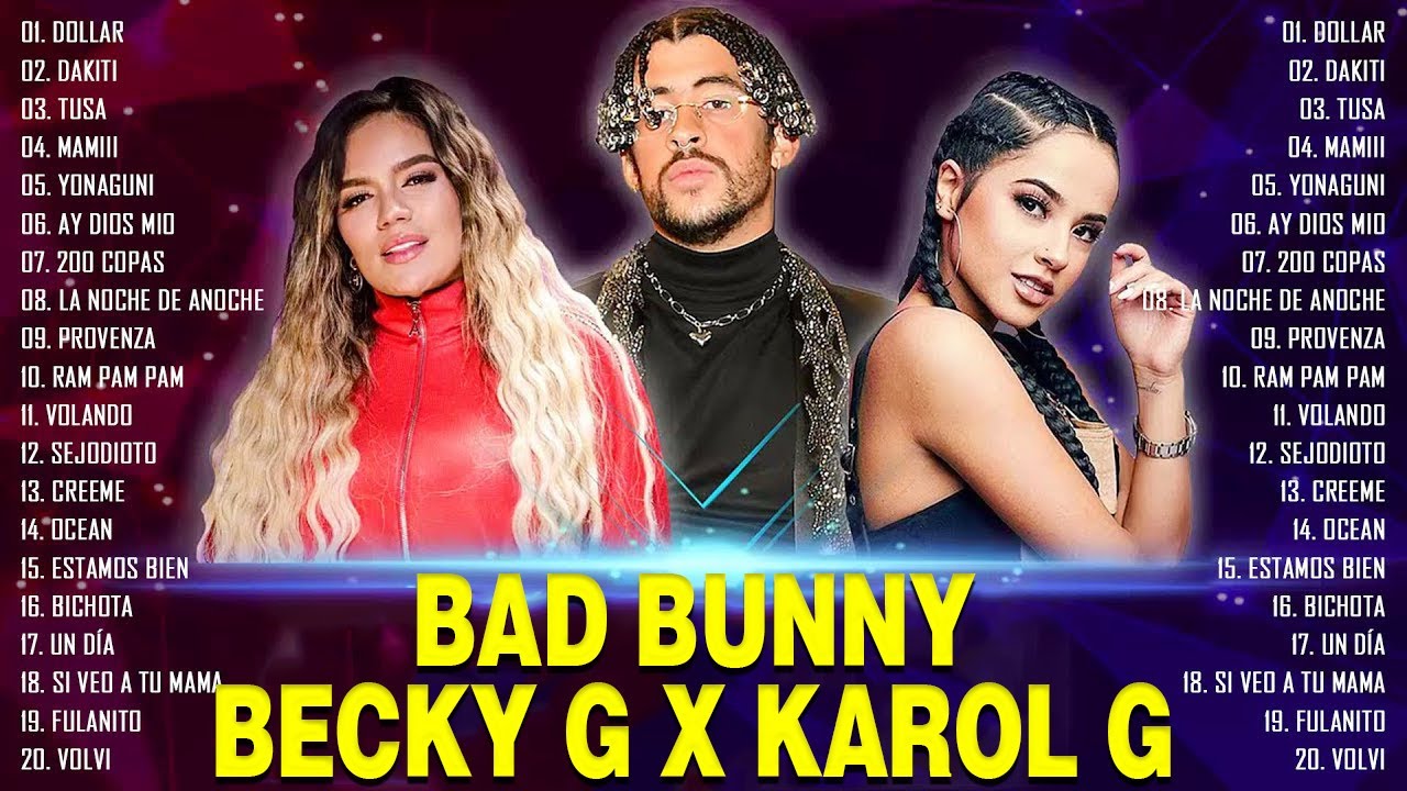 SHAKIRA, BAD BUNNY, MALUMA, OZUNA, BECKY G, KAROL G - POP LATINO 2023 - MIX REGGAETON 2023