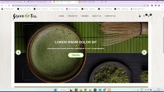 Complete  green coffee shop website   using html css  js  php & mysql demo