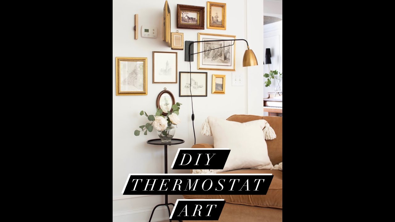 DIY Thermostat Cover Art YouTube