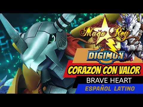 CORAZON CON VALOR - Mago Rey - Brave Heart - ESPAÑOL LATINO- Digimon 01 Tema de Evolucion