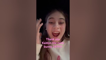 Thank you for the shout out!!!!! @Kaitlynthecutiebunny247 #shoutout