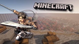 ⚔EL MEJOR MOD DE ATTACK ON TITAN EN MINECRAFT!⚔