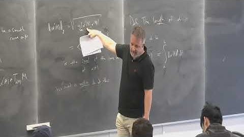 Lecture 01 | Topics in Geometry and Topology: A Second Course in Riemannian Geometry