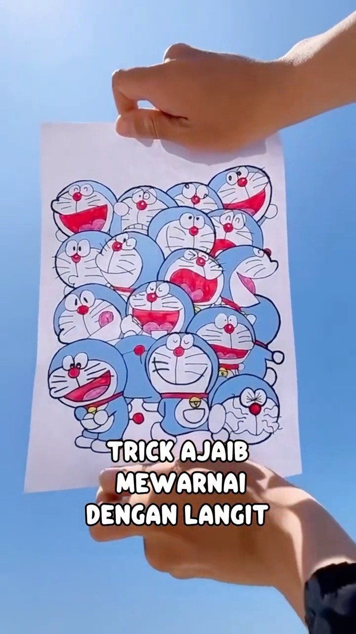 TRIK AJAIB‼️ MEWARNAI DENGAN LANGIT???