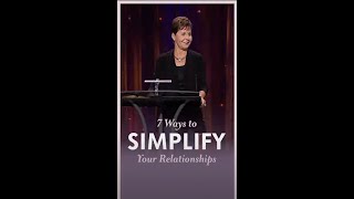 7 Ways to Simplify Relationships | Joyce Meyer | #shorts screenshot 1