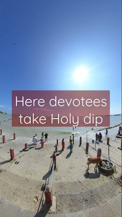 Holy dip at #Rameshwaram |#Agnitheertham |#insta360🎥