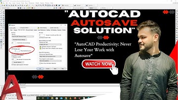 "AutoCAD Autosave:  Protecting Your Designs and Efforts"