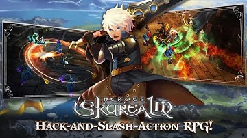 HEROES OF SKYREALM ( ANDROID / IOS / MOBILE ) GAMEPLAY TRAILER [HD] APK MMORPG hack