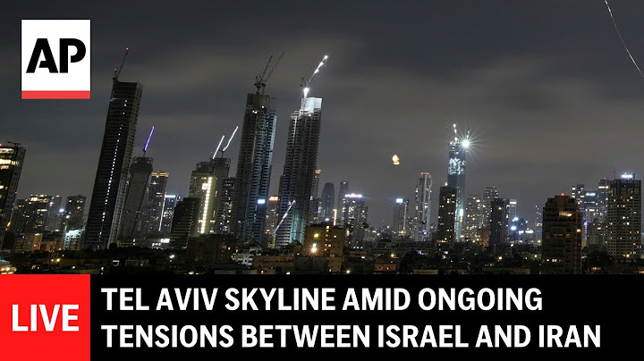 LIVE: Tel Aviv skyline amid ongoing tensions between Israel and Iran