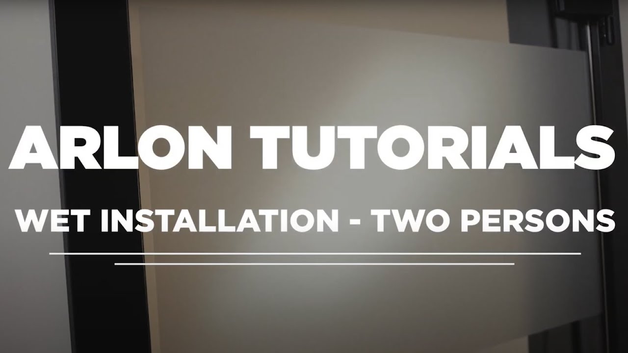 Wet Installation - Two Persons | Architectural Tutorial 