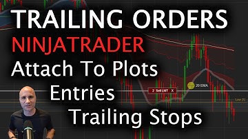 Trailing Entry & Exit Orders In NinjaTrader | Attach Orders To Plots