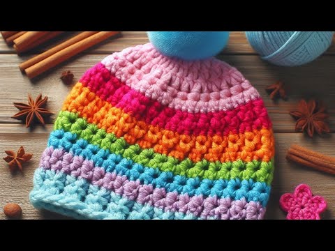 Crochet Beanie Ideas for Girls #crochet #crochetideas #giftideas