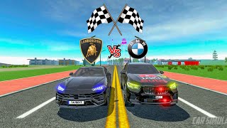Car Simulator 2 | Lamborghini VS BMW | Urus VS X5 M Competition | Race & Top Speed |Android Gameplay