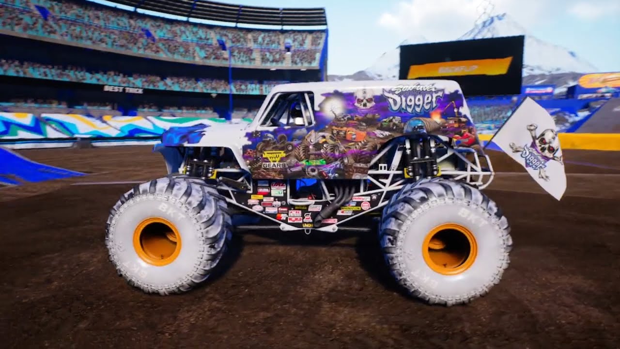 Monster Jam Showdown - How to Unlock Fire and Gears Son Uva Digger
