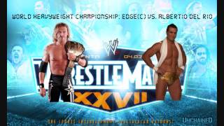 My WWE Wrestlemania 27 Match Card Preview