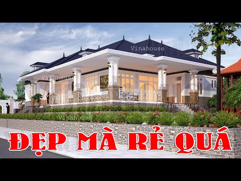 Mẫu biệt thự nhà vườn đẹp, đẳng cấp NHƯNG GIÁ RẺ QUÁ