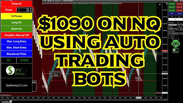 $1090 On NQ Using Auto Trading Bots