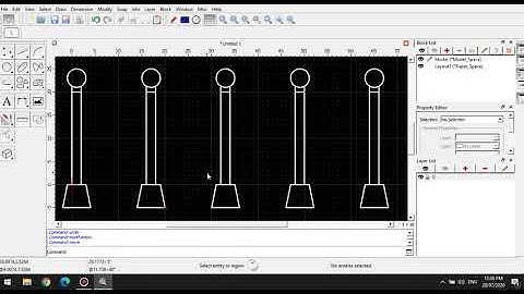 QCAD move rotate copy