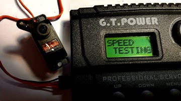 GT Power Prof. Servo Tester Problem