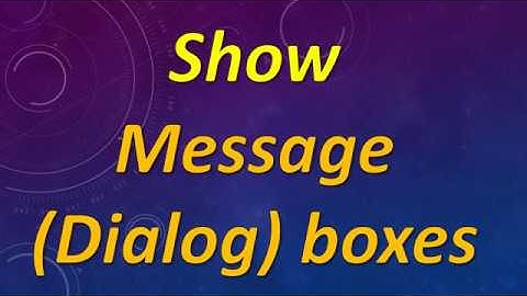 Python Message  Dialog Boxes in tkinter