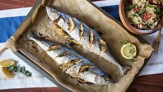 Whole Roasted Lemon & Herb Mackerel