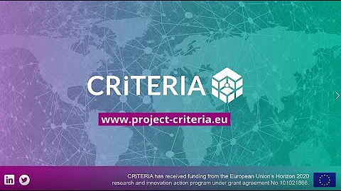 Introduction to the H2020 CRiTERIA project