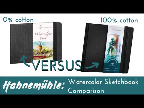 Hahnemühle Watercolor Sketchbook Comparison 