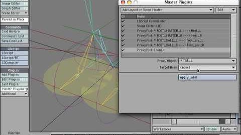 LIGHTWAVE RIGGING TUTORIAL - ZIG RIG 02.10 LEGS - PROXY PICKING