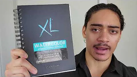 Canson XL Series Watercolor Textured Paper Pad Review | Link In Description #commissionsearned