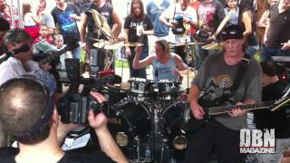 Nicko McBrain  Iron Maiden  'Wasted Years'  Rock & Roll Ribs 9/3/11