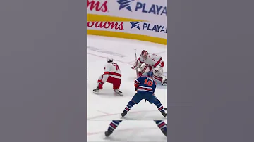 McDavid To Hyman For The Hat Trick Nhl Hockey Nhlhighlights Oilers Hurricanes Mcdavid Hyman 