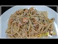 SPAGHETTI AL AJILLO CON LANGOSTINOS Y GULAS | La cocina de Laura