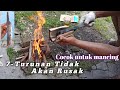 CARA TRADISIONAL MEMBUAT GAGANG GOLOK||GAGANG PISAU TERKUAT DI BUMI|| 7 TURUNAN TIDAK AKAN RUSAK