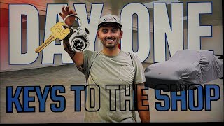 Day One Keys To The Shop  the Start Of Frankie Turbo Hq