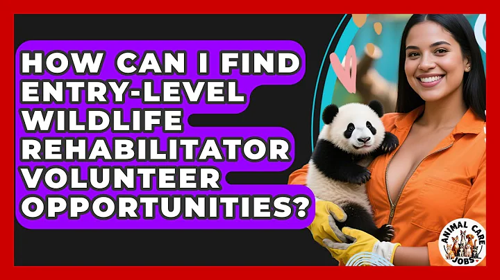 How Can I Find Entry-level Wildlife Rehabilitator Volunteer Opportunities? - Animal Care Jobs