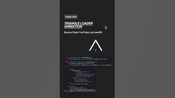 Triangle Loader Animation SwiftUI