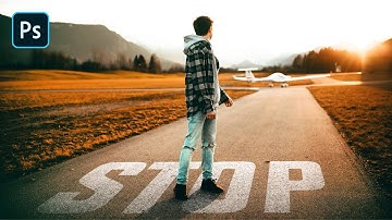 Realistic Perspective Text Effect in Photoshop - Photoshop Tutorial