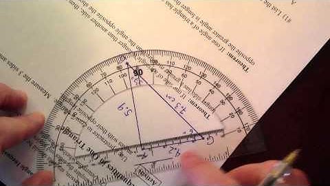 Geometry Notes 5-4 Inequalities in Triangles Part 1