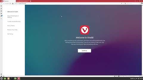 How to install Vivaldi Browser on Linux Mint 20