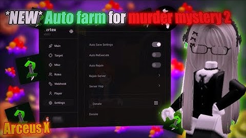 New Auto Farm Script in Murder Mystery 2! 🔥| Arceus X in Roblox 