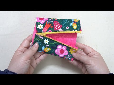 Easy Coin Purse Sewing Tip ? Sewing Project Only 5 Minutes