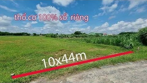 BĐS Long An|Hàng Ngộp,Chủ Cần Tiền Hạ Giá Bán Gấp Lô Đất Thổ Cư 10×44 Giá Rẻ Đầu Tư|MKCS