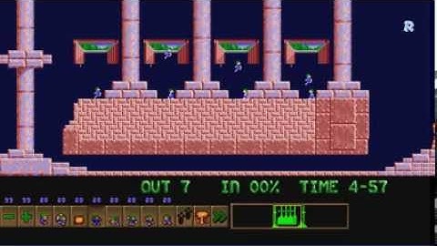 Lemmings solution: Fun 17 - Easy when you know how