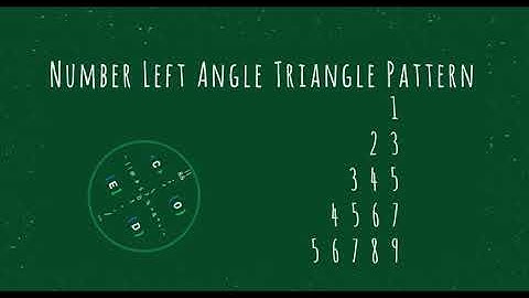 70 Number Left Angle Triangle Pattern without any pre-defined method using while loop in Python