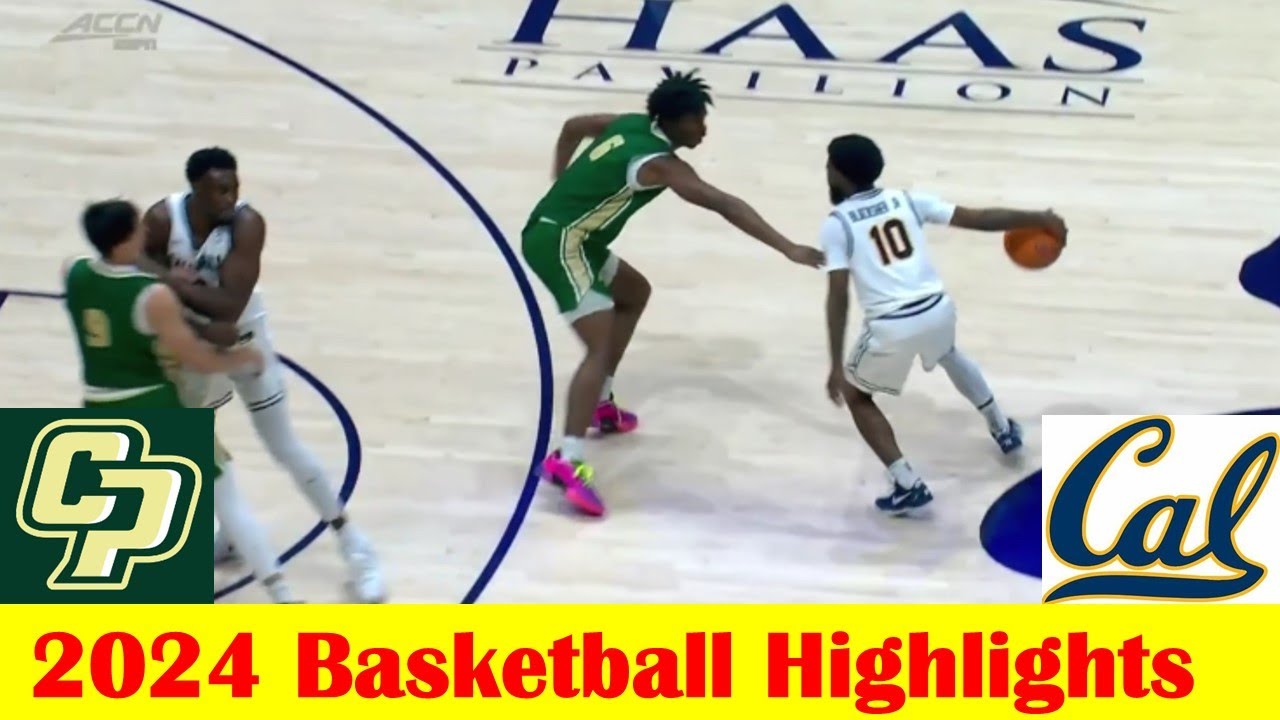 Cal Poly vs California Basketball Game Highlights 11 7 2024