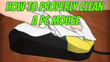 How to Properly Clean a PC Mouse