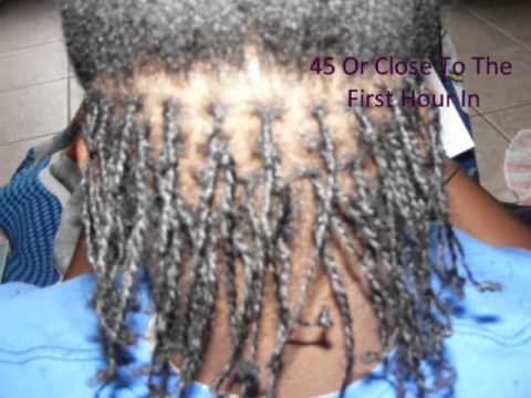 Two Strand Twist On Dry Hair Youtube