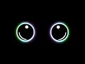 Glowing Neon Eyes 👁️ | Helmet POV | Futuristic Night Vision Look ✨ Helmet Eyes